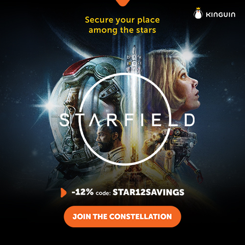 Initiate your cosmic voyage with Kinguin! Unveil a sprawling universe, alive with mysteries, wonders, and enchanted encounters. Navigate through the cosmic world. Return to the stellar realm with an exclusive -12% code: STAR12SAVINGS