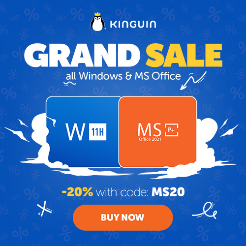 Grand Sale Windows and MS Office  -20% with code: MS20  [BUY NOW]
