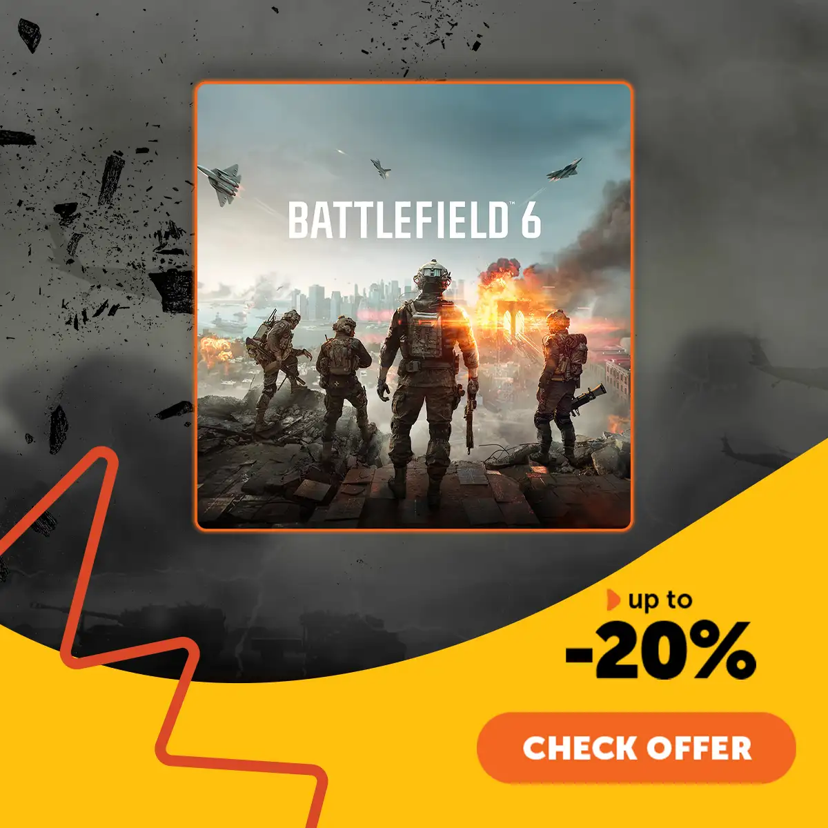 Battlefield 6 – Clave Oficial para PC con Descuento Exclusivo en Kinguin